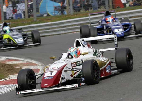 Sennan Fielding in action at Brands Hatch. Photo: Jakob Ebrey