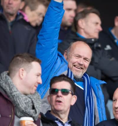 Barnsley vs Chesterfield - Chesterfield fans at Oakwell - Pic By James Williamson