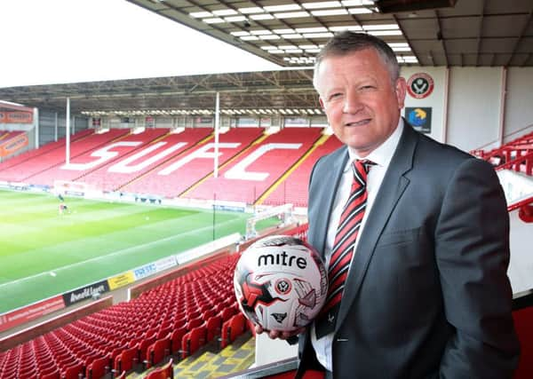 Chris Wilder at Bramall Lane, Sheffield