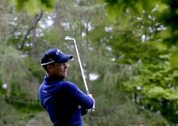 Danny Willett in second-round action