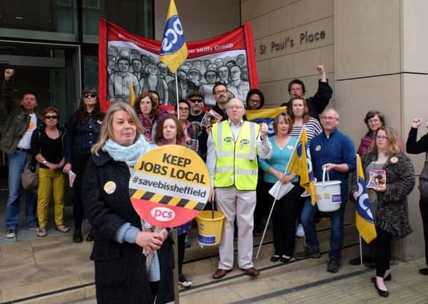 Protest at St Paul's Square over cuts