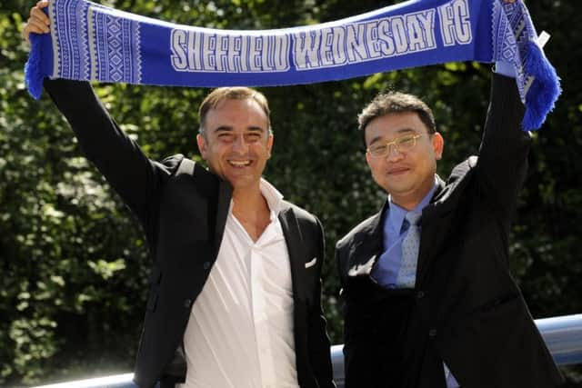 Owls Chairman Dejphon Chansiri with Head Coach Carlos Carvalhal