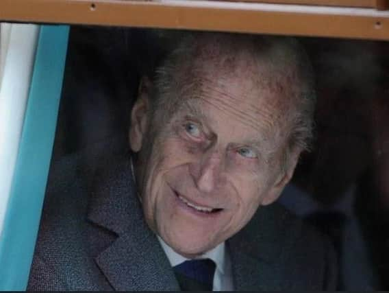 The Duke of Edinburgh in Edinburgh.