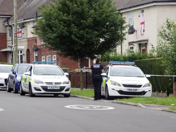 Police at Nether Shire Lane