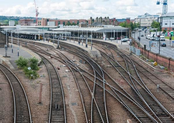 Sheffield Midland Sation where the proposed HS 2 trains will come into the city