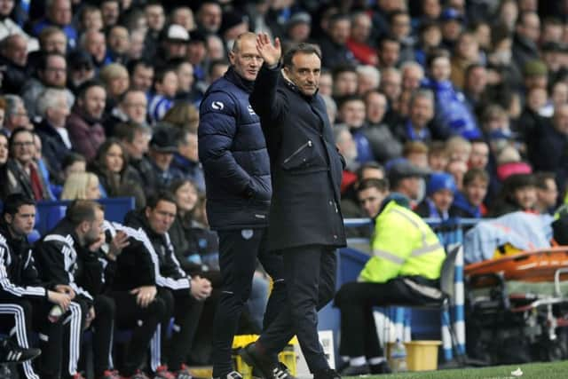 A happy Owls boss Carlos Carvalhal