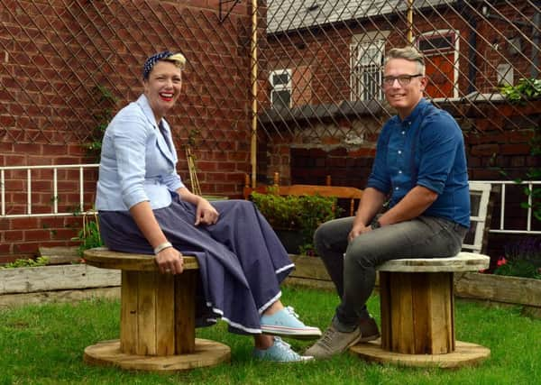 7 July 2016..... Matt and Kay Riley who are opening a new Vintage Emporium and Tea rooms  in Sheffield's Antiques Quarter on July 16th. Picture Scott Merrylees