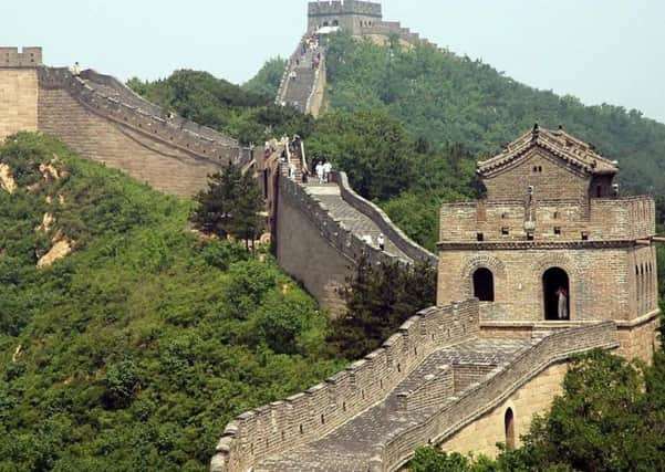 The Great Wall of China.