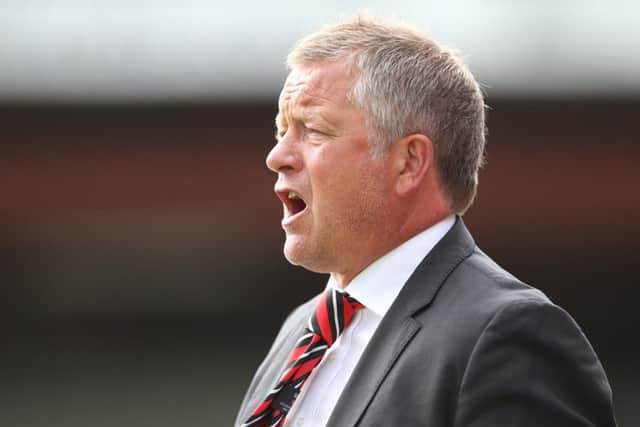 Chris Wilder has a very different approach to his predecessor Nigel Adkins. Pic David Klein/Sportimage