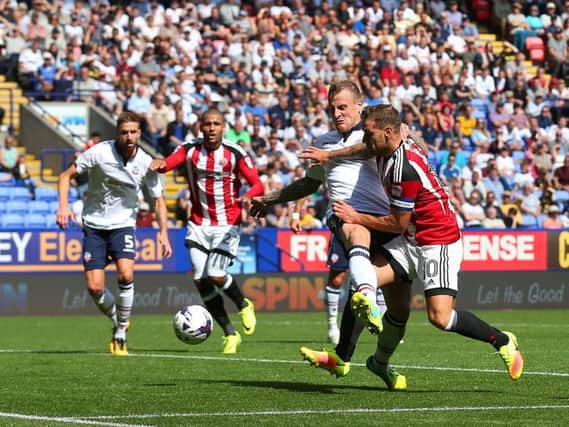 Billy Sharp goes close