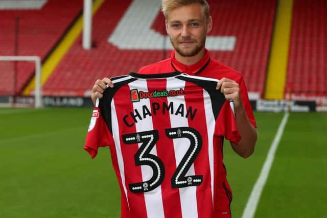 Blades' loan winger Harry Chapman