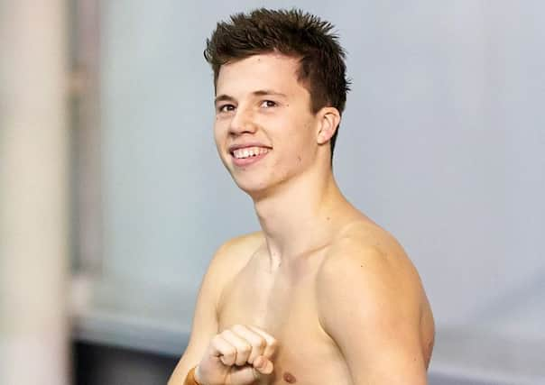 City Of Sheffield Diving Club's Freddie Woodward