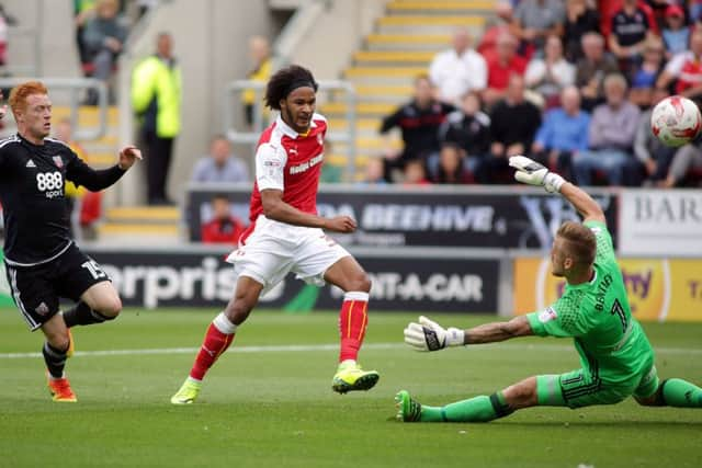 Izzy Brown goes close to a debut goal