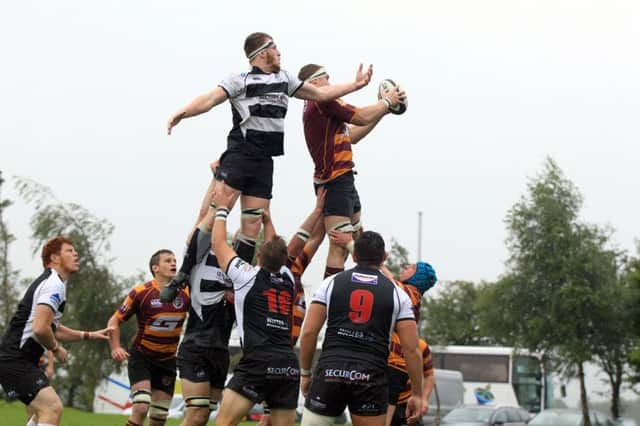 Action from Sheffield Tigers 22-10 home defeat to Luctonians. Photo: Chris Etchells