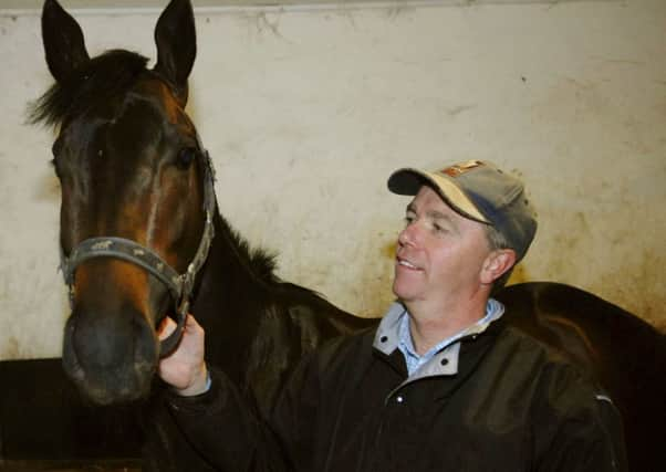 SPRINT KING -- trainer Karl Burke, who saddled Quiet Reflection, the winner of the Group One 32Red Sprint Cup at Haydock on Saturday.