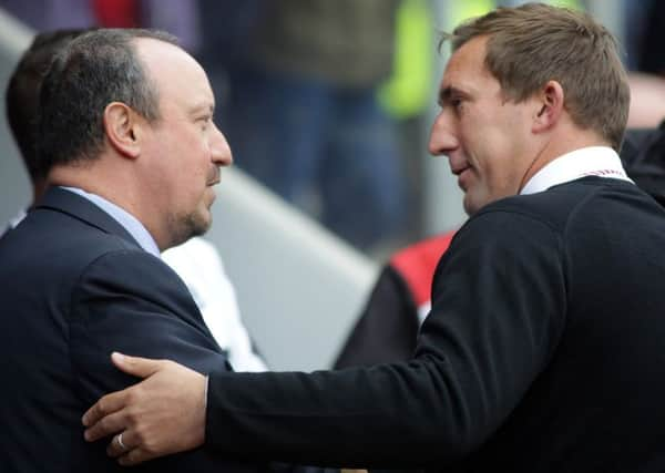 Rafa Benitez with Alan Stubbs