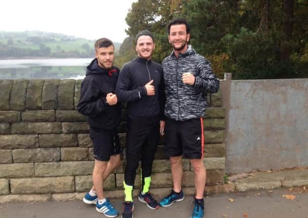 Sam Sheedy and Sheffield Boxing Centre gymmates, at Bradfield