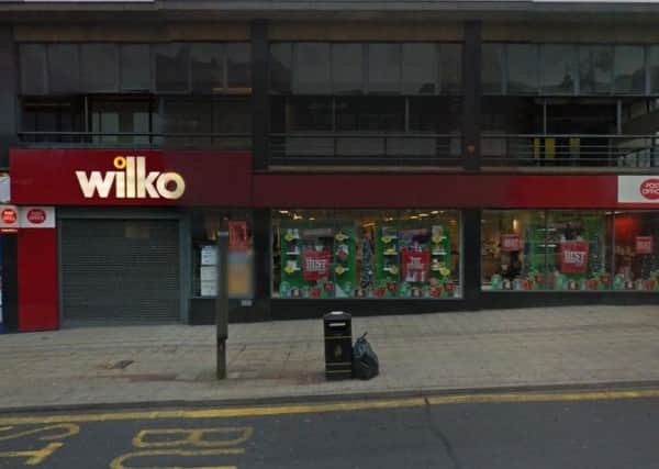 Sheffield Haymarket Wilko branch incident scene