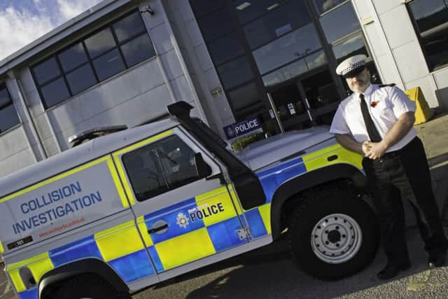 Sergeant Steve Askham, South Yorkshire Police serious collisions unit, pictured. Picture: Marie Caley NSST Police Collision MC 25