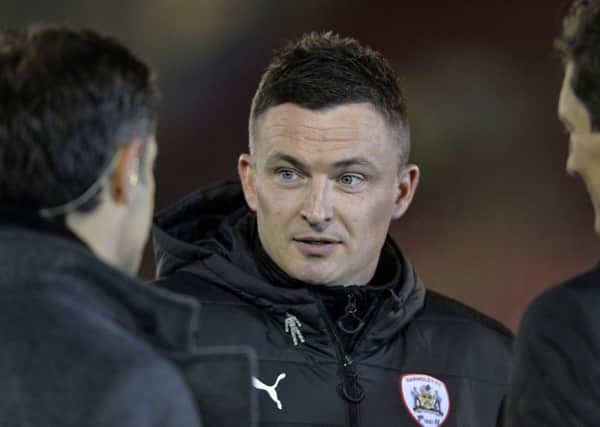 Paul Heckingbottom.
Barnsley FC v Nottingham Forest.  EFL SkyBet League 1.  Oakwell.  25 November 2016.  Picture Bruce Rollinson