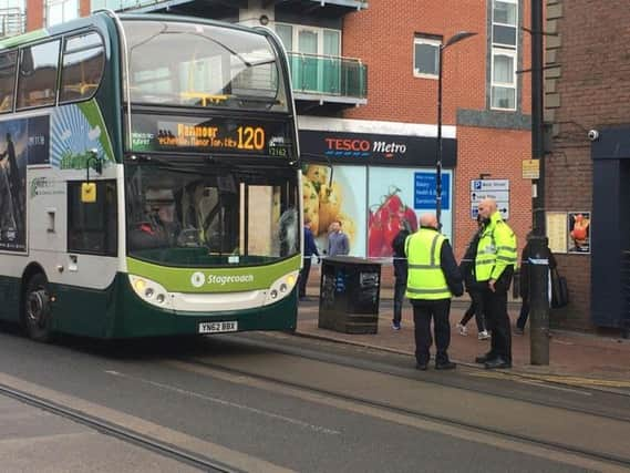 The incident happened near Tesco Express on West Street