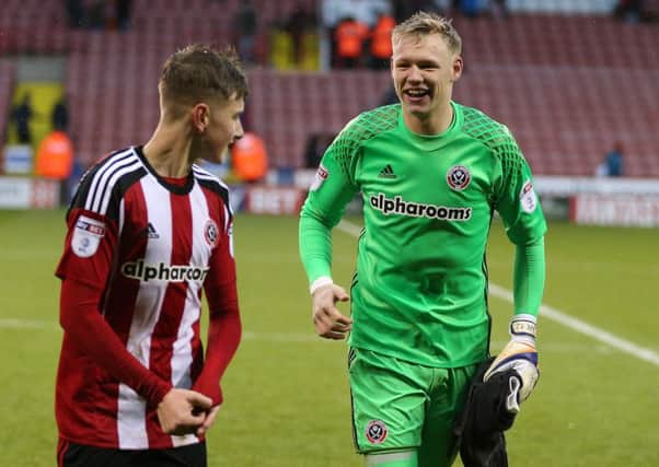 Aaron Ramsdale of Sheffield Utd