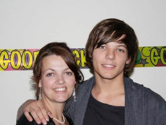 Doncaster pop star Louis Tomlinson with his mum Johannah Deakin.