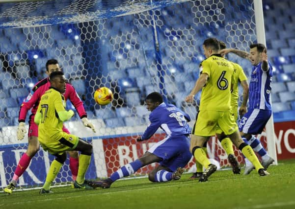 Penalty given away by Millers defender Richard Wood