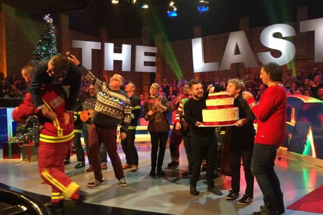 The Everly Pregnant Brothers and Sheffield firefighters on Channel 4's The Last Leg