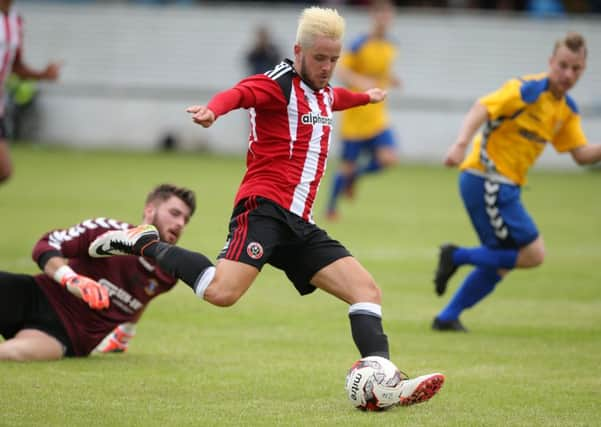 Marc McNulty of Sheffield Utd