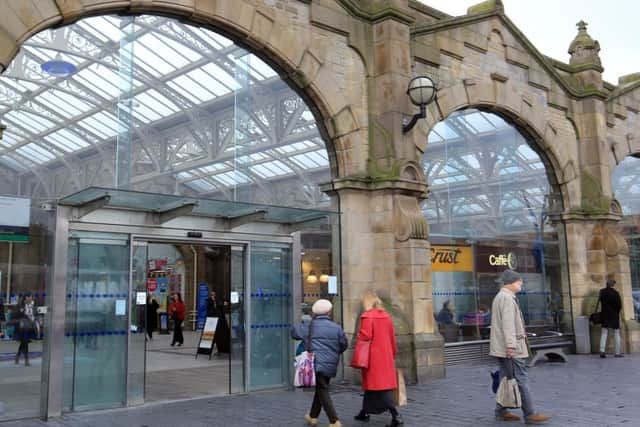 Sheffield train station.