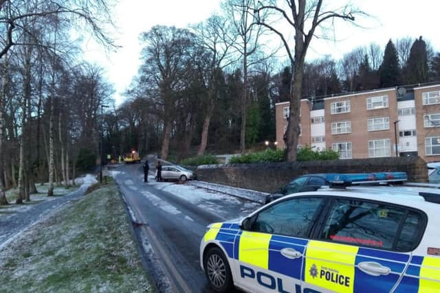 Collision on Shore Lane.