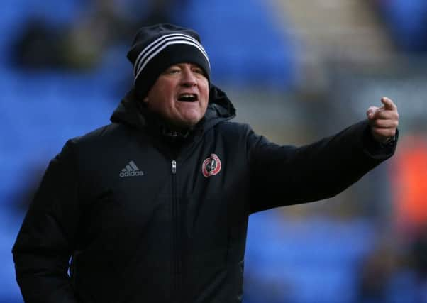 Chris Wilder manager of Sheffield Utd.  Pic Simon Bellis/Sportimage