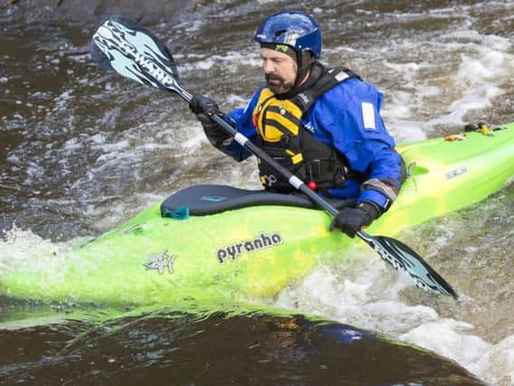 The spot on the River Don is used for national slalom competitions