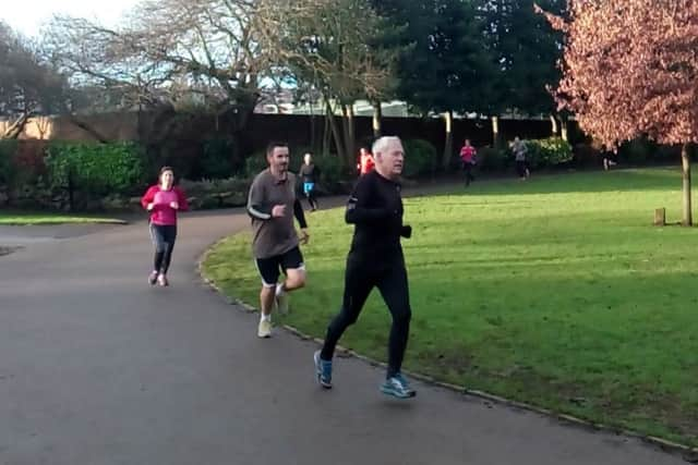 Jessica Ennis-Hill at Hallam Parkrun.