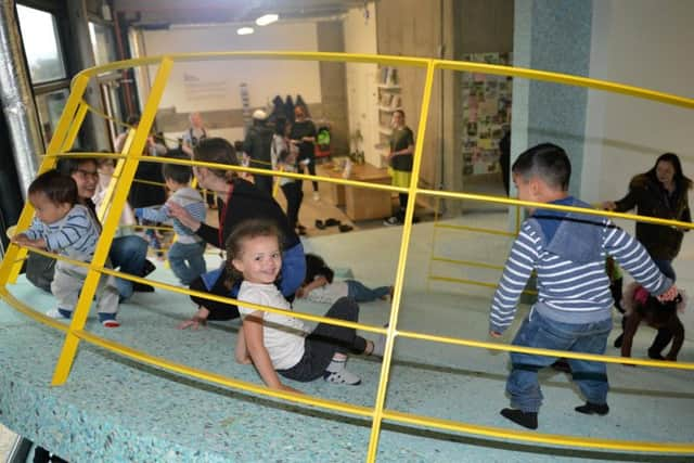 The Brutalist Playground exhibition at Park Hill.