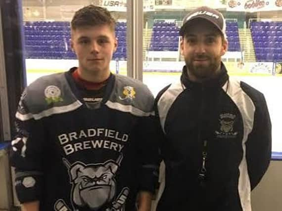 Lewis Baldwin checks in at iceSheffield