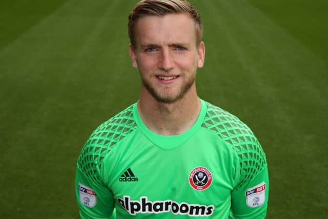 Simon Moore has paid tribute to his team mate and fellow goalkeeper George Long (above) Pic Simon Bellis/Sportimage