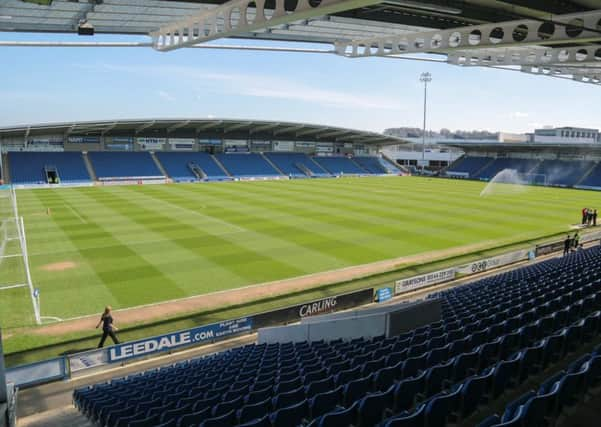 Chesterfield vs Crewe - ProAct stadium - Pic By James Williamson