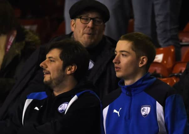 Picture Andrew Roe/AHPIX LTD, Football, EFL Sky Bet League One, Walsall v Chesterfield Town, Bescot Ground, 28/02/17, K.O 7.45pm

Chesterfield's fans

Andrew Roe>>>>>>>07826527594