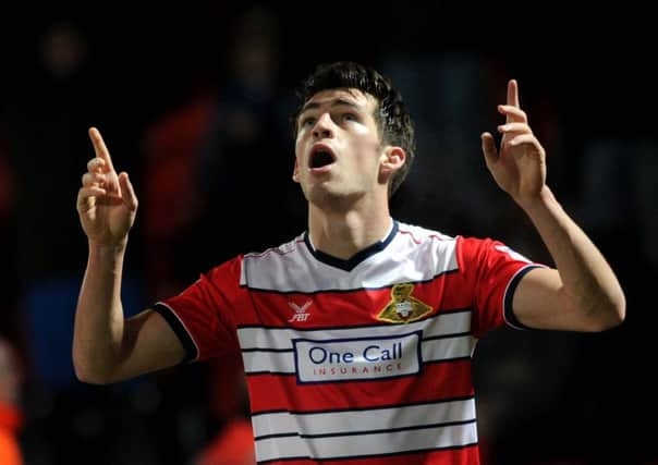 A Brisbane Road brace took John Marquis onto 23 goals for the season.
Picture  Jonathan Gawthorpe