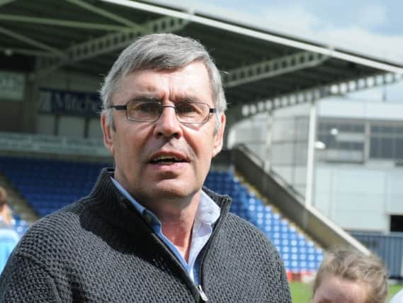 Former Doncaster Rovers and Chesterfield star Ernie Moss.