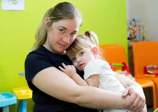 Kacie Barradell with her mum Cheryl Bell.