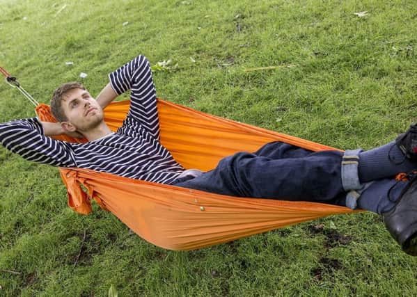 Coat/Hammock invention