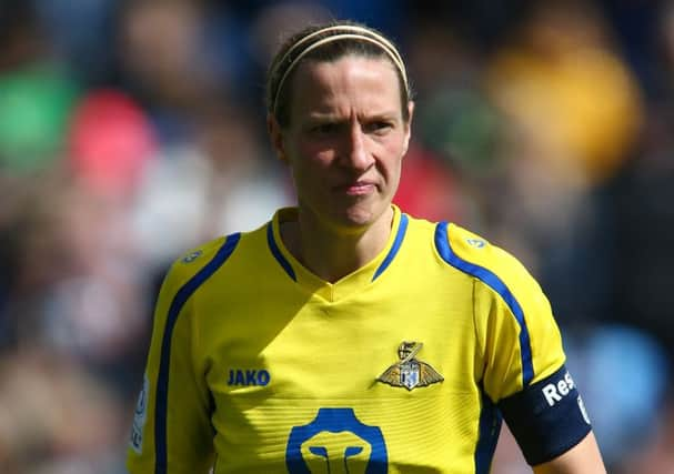 Belles skipper Leandra Little. Photo: The FA/Getty Images