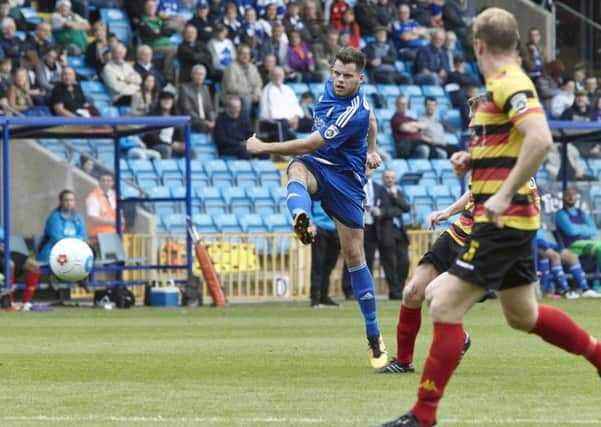 FC Halifax Town v Bradford Park Avenue. Jordan Sinnott