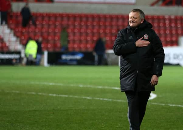 Sheffield United's Chris Wilder. Pic David Klein/Sportimage