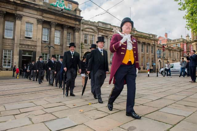 The installation of the new Master Cutler at Sheffield Cathedral