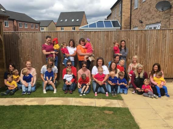 The group of walkers who took part in the Big Toddle.