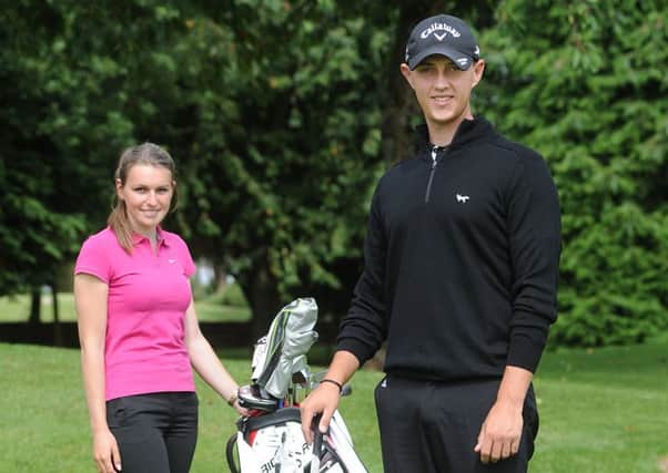 Hillsboroughs Joe Dean will have girlfriend Emily Lyle, a two-handicap golfer, on his bag when he tees it up at the Open at Royal Birkdale next week (Picture: Scott Merrylees).